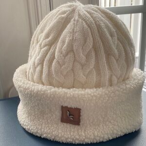 Cream Koolabura Ugg Knit Beanie Hat